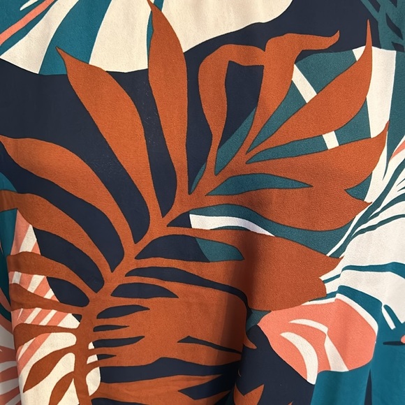 Tropical Mixed media top - Picture 5 of 7